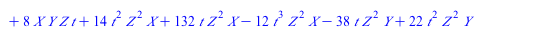 `+`(`*`(`^`(Y, 2), `*`(Z)), `*`(`+`(5, `-`(t)), `*`(X, `*`(Y, `*`(Z)))), `*`(10, `*`(Y, `*`(`^`(Z, 2)))), `-`(`*`(`^`(X, 3))), `-`(`*`(`+`(`*`(`/`(3, 2), `*`(t)), `/`(11, 4), `-`(`*`(`/`(1, 4), `*`(`*...