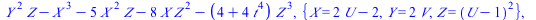 `+`(`*`(`^`(Y, 2), `*`(Z)), `-`(`*`(`^`(X, 3))), `-`(`*`(5, `*`(`^`(X, 2), `*`(Z)))), `-`(`*`(8, `*`(X, `*`(`^`(Z, 2))))), `-`(`*`(`+`(4, `*`(4, `*`(`^`(t, 4)))), `*`(`^`(Z, 3))))), {X = `+`(`*`(2, `*...