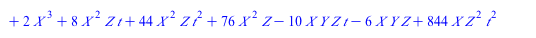 `+`(`*`(`^`(Y, 2), `*`(Z)), `*`(`+`(`*`(10, `*`(t)), 6), `*`(X, `*`(Y, `*`(Z)))), `*`(128, `*`(`+`(t, 1), `*`(`+`(1, `*`(`^`(t, 2))), `*`(Y, `*`(`^`(Z, 2)))))), `-`(`*`(`^`(X, 3))), `-`(`*`(`+`(`*`(2,...