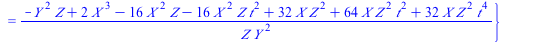 `+`(`*`(`^`(Y, 2), `*`(Z)), `-`(`*`(`^`(X, 3))), `-`(`*`(`+`(`-`(4), `-`(`*`(4, `*`(`^`(t, 2))))), `*`(`^`(X, 2), `*`(Z)))), `-`(`*`(`+`(`-`(16), `-`(`*`(64, `*`(`^`(t, 2)))), `-`(`*`(16, `*`(`^`(t, 4...