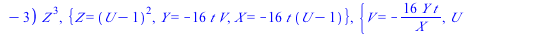 `+`(`*`(`^`(Y, 2), `*`(Z)), `-`(`*`(`^`(X, 3))), `-`(`*`(`+`(`-`(`*`(4, `*`(`^`(t, 2)))), `-`(`*`(48, `*`(t))), 36), `*`(`^`(X, 2), `*`(Z)))), `-`(`*`(192, `*`(t, `*`(`+`(t, 3), `*`(`+`(t, `-`(1)), `*...