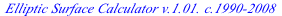 `Elliptic Surface Calculator v.1.01. c.1990-2008`