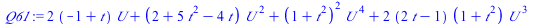 `:=`(Q61, `+`(`*`(2, `*`(`+`(`-`(1), t), `*`(U))), `*`(`+`(2, `*`(5, `*`(`^`(t, 2))), `-`(`*`(4, `*`(t)))), `*`(`^`(U, 2))), `*`(`^`(`+`(1, `*`(`^`(t, 2))), 2), `*`(`^`(U, 4))), `*`(2, `*`(`+`(`*`(2, ...